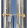 Bracciale Catenella Oro con Charme Melograno Kurshuni - GrelaParfum 1