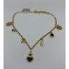 Bracciale Catenella Oro con Charme Melograno Kurshuni - GrelaParfum 2