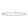 Bracciale Catenella a Pallini Oro Rosa