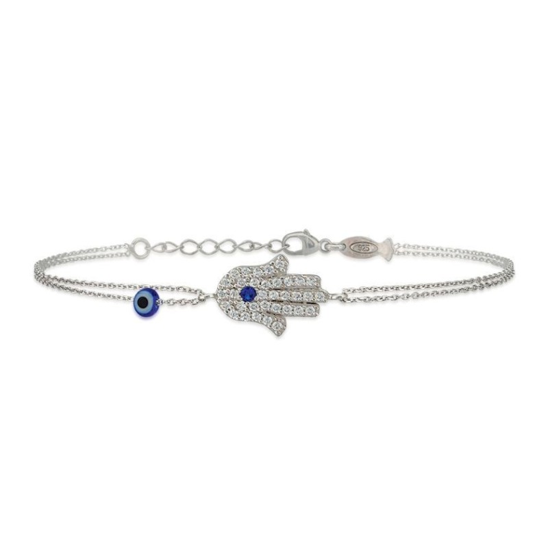 Bracciale catenella Argento con Manin