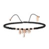 Bracciale Pallini Neri con Charme Palma
