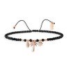 Bracciale Pallini Neri con Charme Palma